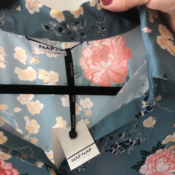 Naf Naf Paris floral blouse - Picture 2 of 5